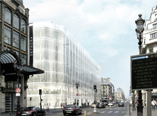 SANAA Releases Rendering for Paris' La Samaritaine Restoration