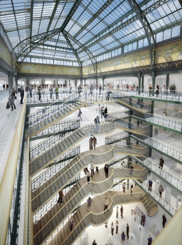 SANAA Releases Rendering for Paris' La Samaritaine Restoration