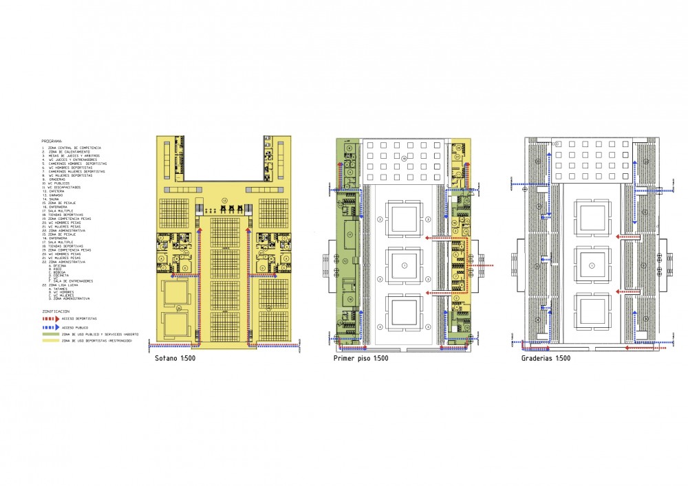 Four Sport Scenarios / Giancarlo Mazzanti + Felipe Mesa (Plan:b)