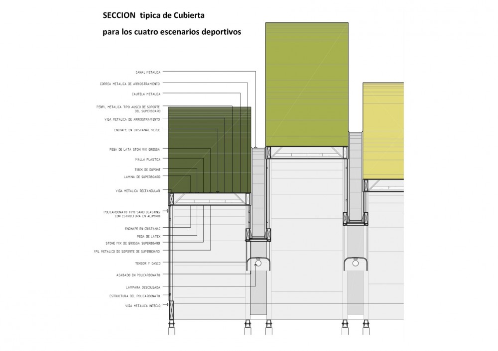 Four Sport Scenarios / Giancarlo Mazzanti + Felipe Mesa (Plan:b)