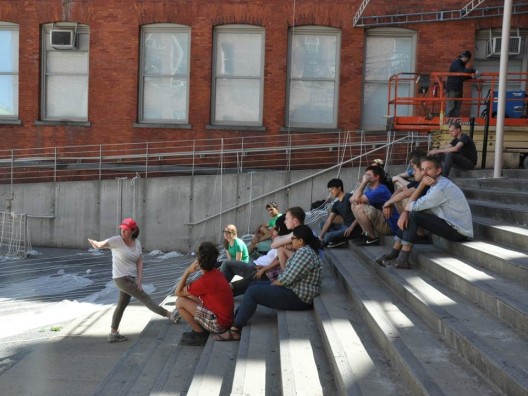 Interboro Partners "Holding Pattern" P.S.1 Installation Underway