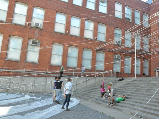 Interboro Partners "Holding Pattern" P.S.1 Installation Underway