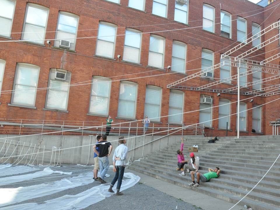 In Progress: Interboro Partners’ “Holding Pattern” P.S.1 Installation Underway