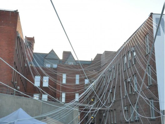 Interboro Partners "Holding Pattern" P.S.1 Installation Underway