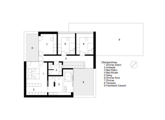 upper floor plan