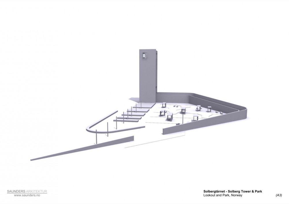 Solberg Tower & Rest Area / Saunders Architecture