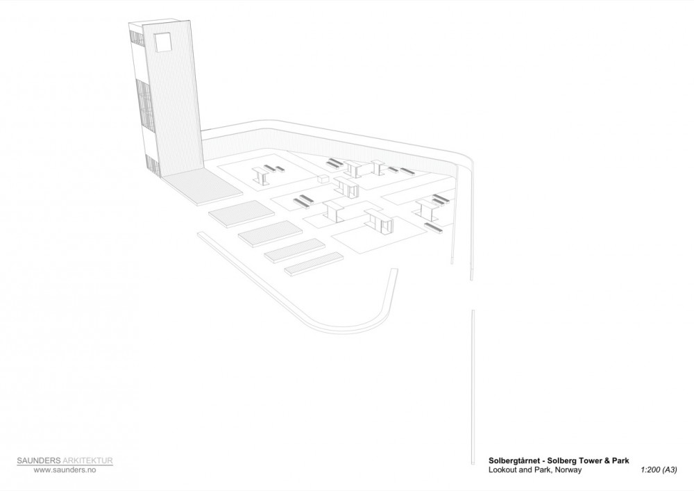 Solberg Tower & Rest Area / Saunders Architecture