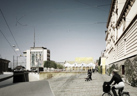 MCBA and Arts Walk Site Entrance from Main Station
