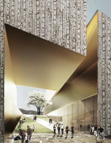 MCBA Landscaped Entrance