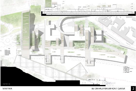 Beton Hala Waterfront Center Proposal / AMA