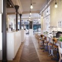 Coutume Café 47 Rue De Babylone / CUT Architectures Coutume Café 47 Rue De Babylone / CUT Architectures © David Foessel