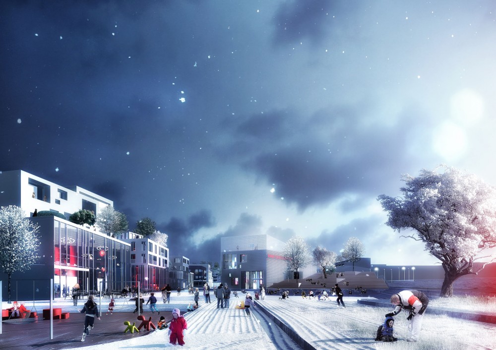 Danish/Norwegian team wins competition for Asker Sentrum