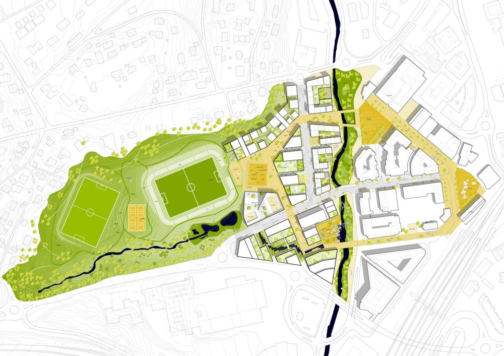 Danish/Norwegian team wins competition for Asker Sentrum