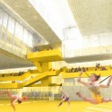 Pegan Petkovšek National Gymnastics Centre / Enota © Courtesy of Enota