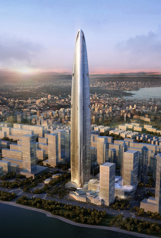 Adrian Smith + Gordon Gill Architecture Win Competition for 4th Tallest Building in the World