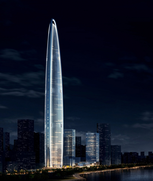 Adrian Smith + Gordon Gill Architecture Win Competition for 4th Tallest Building in the World