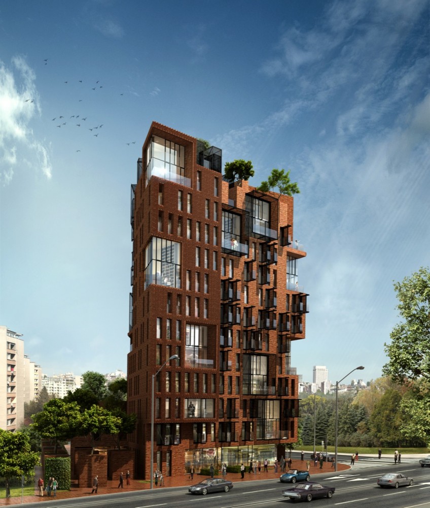 In Progress: Red Apple Apartment Building / Aedes Studio