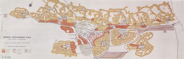 AD Classics: Oak Ridge New Town Master Plan / SOM