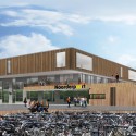 02_Entree fietsenrekken.jpg 02_Entree fietsenrekken.jpg Courtesy of Mecanoo