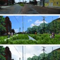 Dutch Dialogue 2 - Hoffman Triangle Water Storage Streetscape Dutch Dialogue 2 - Hoffman Triangle Water Storage Streetscape © Waggonner & Ball Architects