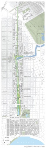 Lafitte Greenway Overall Schematic Plan - Potential Water Strategy pilot project