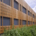 Classroom Extension and Sports Hall Construction in Biel-Benken / Zwimpfer Partner Architekten + Berrel Berrel Kräutler Architekten ©  Johannes Marburger