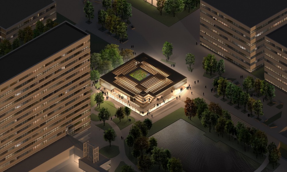 The Canopy: Student Pavilion Erasmus University / NEXT Architects + MASS Studies