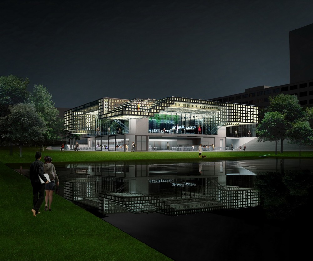 The Canopy: Student Pavilion Erasmus University / NEXT Architects + MASS Studies