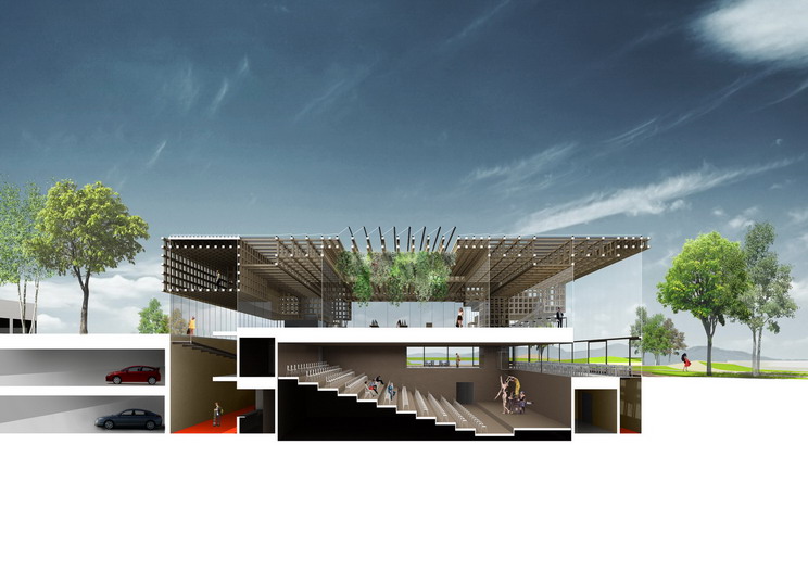 The Canopy: Student Pavilion Erasmus University / NEXT Architects + MASS Studies