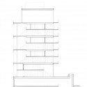 Metal Shutter Houses / Shigeru Ban Architects + Dean Maltz Architect Metal Shutter Houses / Shigeru Ban Architects + Dean Maltz Architect section
