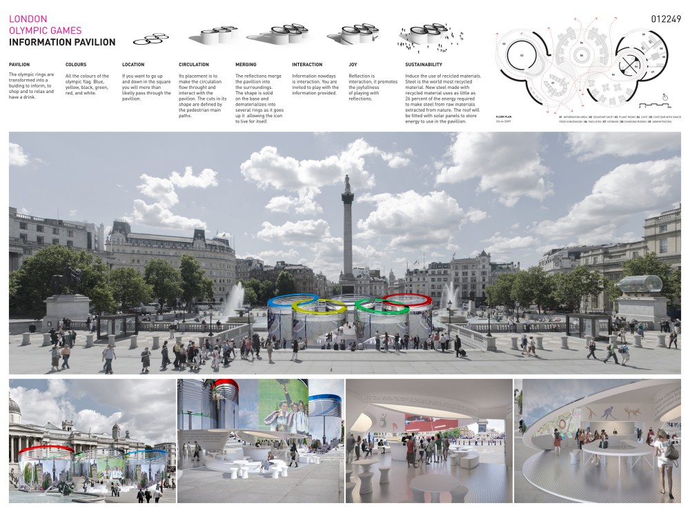 [AC-CA] Architectural Competition – [LONDON] Olympic Games Information Pavilion Winning Entries