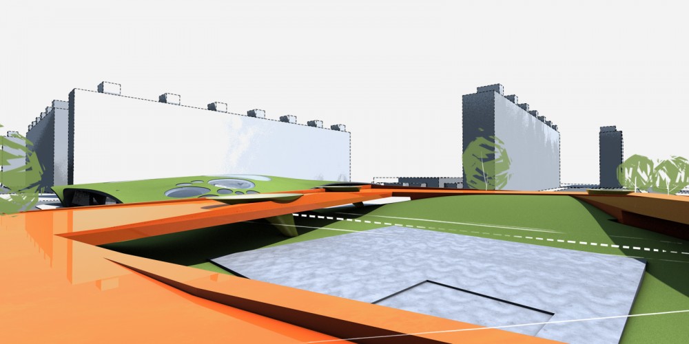 Ujpalota Main Square / HMS-Plan