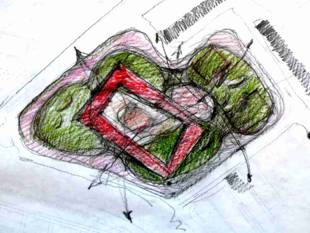 Ujpalota Main Square / HMS-Plan