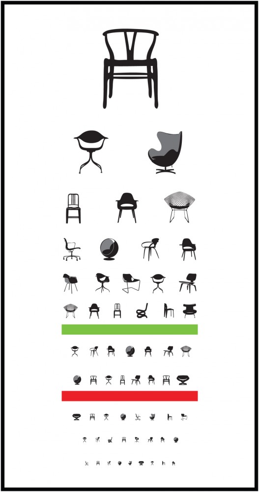 Snellen Eye Chart Reinvented for Designers