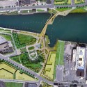 Providence River Pedestrian and Cyclist Bridge Competition Winner / inFORM Studio (2) Providence River Pedestrian and Cyclist Bridge Competition Winner / inFORM Studio (2) Site Plan