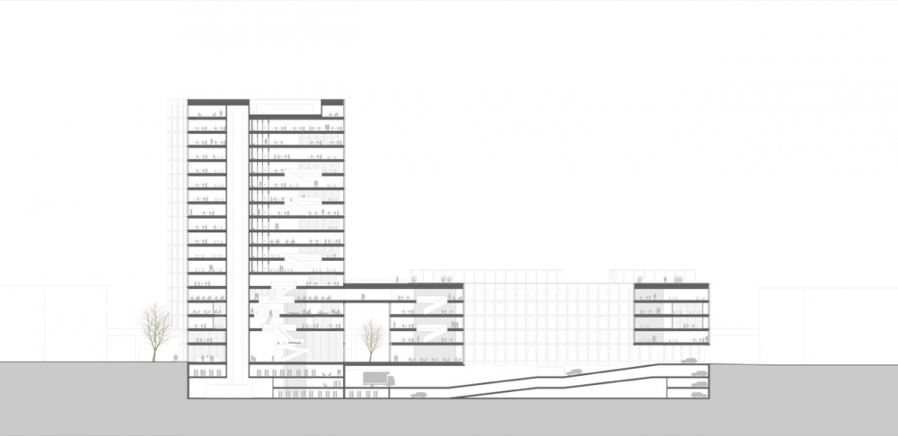 In Progress: Allianz Headquarters / Wiel Arets Architects
