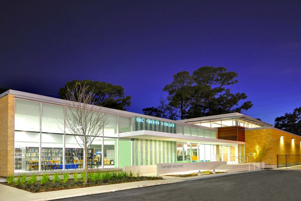 Oak Forest Library / Natalye Appel + Associates Architects with Architect Works, Inc. and James Ray Architects