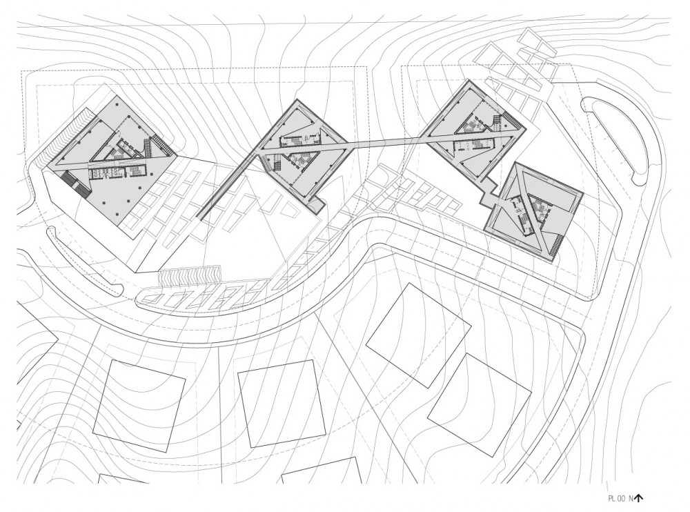 Ordos 20+10 Office Complex / Preston Scott Cohen