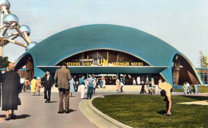 AD Classics: Expo ’58 + Philips Pavilion / Le Corbusier and Iannis Xenakis