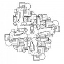 AD Classics: Torre Blancas / Francisco Javier Sáenz de Oiza (14) Typical Floor Plan