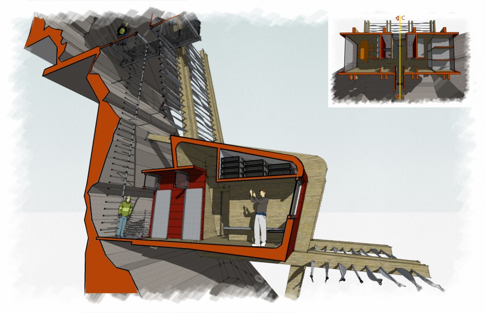 Eagle Nest Hut Proposal / Piero Ceratti