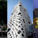 SCI-Arc Fall 2011 Lectures & Exhibitions (2) (L to R): Thom Mayne/Morphosis, Jesse Reiser/RUR Architecture, Odile Decq/Odile Decq Benoît Cornette