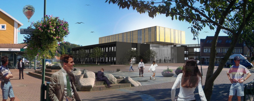New Library and renovation of City Hall in Søgne / A-Lab