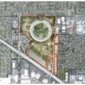 Apple Campus in Cupertino, Foster + Partners, ARUP & Kier + Wright (49) Proposed conceptual site plan © Foster + Partners, ARUP, Kier & Wright, Apple