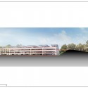 Apple Campus in Cupertino, Foster + Partners, ARUP & Kier + Wright (21) Proposed parking structure section perspective © Foster + Partners, ARUP, Kier & Wright, Apple