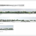 Apple Campus in Cupertino, Foster + Partners, ARUP & Kier + Wright (9) Proposed street elevation, North Wolfe Road © Foster + Partners, ARUP, Kier & Wright, Apple