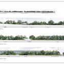 Apple Campus in Cupertino, Foster + Partners, ARUP & Kier + Wright (8) Proposed street elevation, North Tantau Avenue © Foster + Partners, ARUP, Kier & Wright, Apple