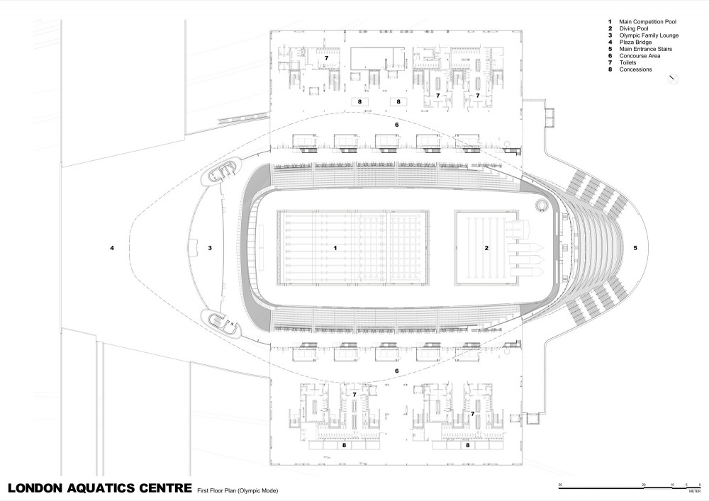 London Aquatics Centre for 2012 Summer Olympics / Zaha Hadid Architects