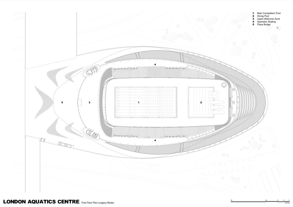 London Aquatics Centre for 2012 Summer Olympics / Zaha Hadid Architects