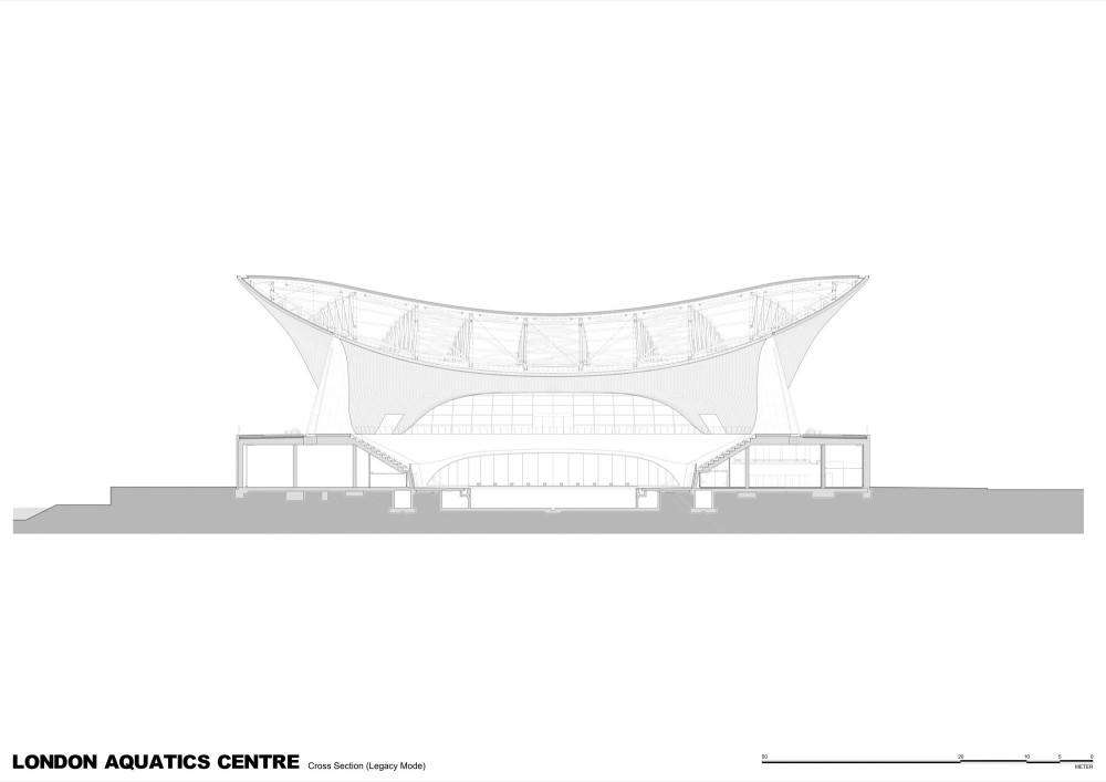 London Aquatics Centre for 2012 Summer Olympics / Zaha Hadid Architects